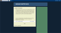 Desktop Screenshot of massagebarter.blogspot.com