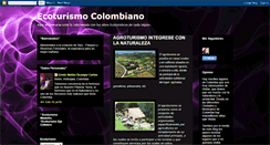 Desktop Screenshot of colombia-ecoturismo.blogspot.com