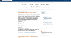 Desktop Screenshot of homeinspectionsoftwarereviews.blogspot.com