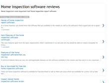 Tablet Screenshot of homeinspectionsoftwarereviews.blogspot.com