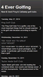 Mobile Screenshot of 4evergolfing.blogspot.com