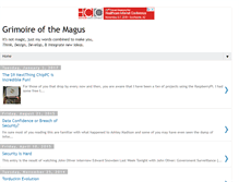 Tablet Screenshot of grimoireofthemagus.blogspot.com