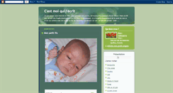 Desktop Screenshot of cestmoiquilecrit.blogspot.com