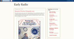 Desktop Screenshot of earlyradio.blogspot.com