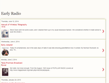 Tablet Screenshot of earlyradio.blogspot.com