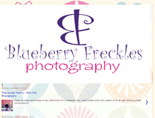 Tablet Screenshot of blueberryfrecklesphotography.blogspot.com