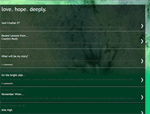 Tablet Screenshot of lovehopedeeply.blogspot.com