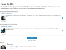 Tablet Screenshot of haunknittit.blogspot.com