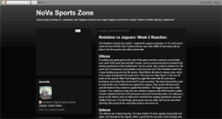 Desktop Screenshot of novasportszone.blogspot.com