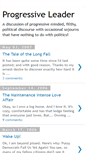 Mobile Screenshot of progressiveleader.blogspot.com