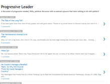 Tablet Screenshot of progressiveleader.blogspot.com