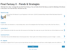 Tablet Screenshot of ffxfiendsandstrategies.blogspot.com