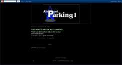 Desktop Screenshot of airportparking1.blogspot.com