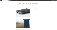 Desktop Screenshot of melaniejanebooks.blogspot.com