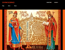 Tablet Screenshot of divine-science.blogspot.com