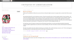 Desktop Screenshot of critiquesoflibertarianism.blogspot.com