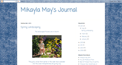 Desktop Screenshot of mikaylamayjournal.blogspot.com