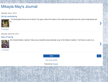 Tablet Screenshot of mikaylamayjournal.blogspot.com