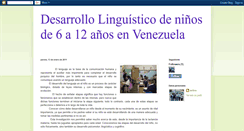 Desktop Screenshot of desarrollolinguisticoenvenezuela.blogspot.com