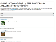 Tablet Screenshot of onlinephotomagazine.blogspot.com