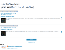 Tablet Screenshot of jordanweather1.blogspot.com