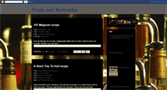 Desktop Screenshot of drinkandbartender.blogspot.com