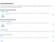Tablet Screenshot of journalismnow.blogspot.com