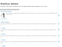 Tablet Screenshot of prefijo-mortem.blogspot.com