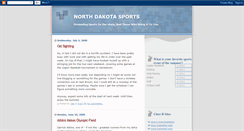 Desktop Screenshot of northdakotasports.blogspot.com