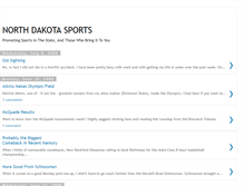 Tablet Screenshot of northdakotasports.blogspot.com