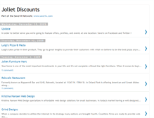 Tablet Screenshot of jolietdiscounts.blogspot.com