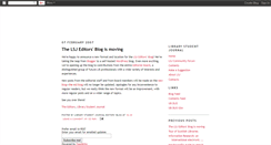 Desktop Screenshot of librarystudentjournal.blogspot.com