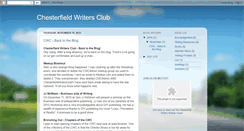 Desktop Screenshot of chesterfieldwritersclub.blogspot.com