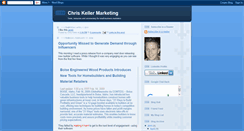 Desktop Screenshot of chriskellermarketing.blogspot.com