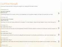 Tablet Screenshot of feedyourstrength.blogspot.com