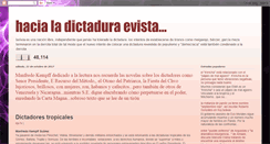 Desktop Screenshot of hacialadictaduraevista.blogspot.com