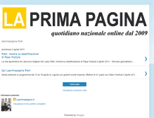 Tablet Screenshot of laprimapaginarieti.blogspot.com