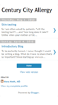 Mobile Screenshot of centurycityallergy.blogspot.com