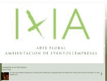 Tablet Screenshot of ixia-arte.blogspot.com