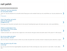 Tablet Screenshot of nail-polish-uhj.blogspot.com