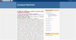 Desktop Screenshot of miradas3-politica.blogspot.com