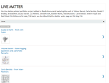 Tablet Screenshot of livematter.blogspot.com