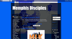 Desktop Screenshot of memphisdisciples.blogspot.com