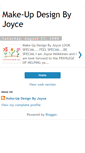 Mobile Screenshot of makeupdesignbyjoyce.blogspot.com