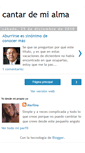 Mobile Screenshot of cantardemialma.blogspot.com