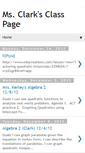 Mobile Screenshot of msclarksclasspage.blogspot.com