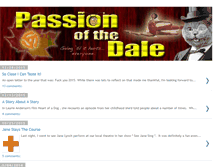 Tablet Screenshot of passionofthedale.blogspot.com