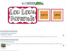 Tablet Screenshot of louloushomemade.blogspot.com