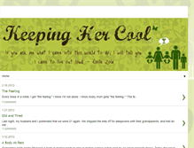 Tablet Screenshot of keepinghercool.blogspot.com