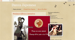 Desktop Screenshot of danzasdeljapon.blogspot.com